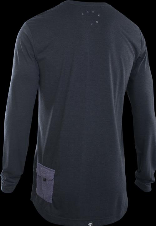 Actual product image ION Bike Jersey Seek Amp LS 2.0 men - black (56)