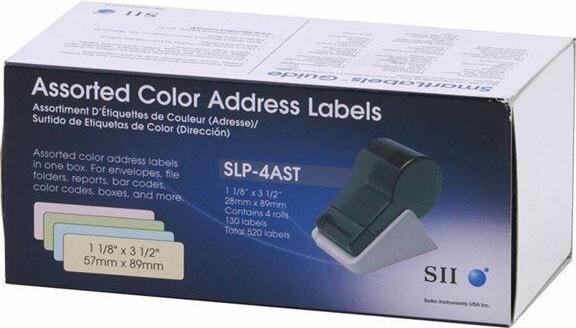 Actual product image Seiko SLP-4AST, address labels