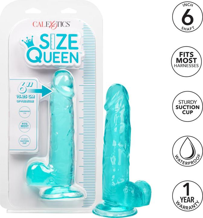 Image du produit CalExotics Taille Queen™ 6"/15.25 cm - Bleu