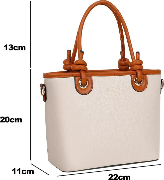 Produktbild Gallantry KJ-62046-BEIGEBROWN Handtasche