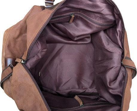 Image du produit Only-Bags.Store sac marin en cuir, weekender en cuir fait main, sac de gym, sac marin de vacances, sac de voyage