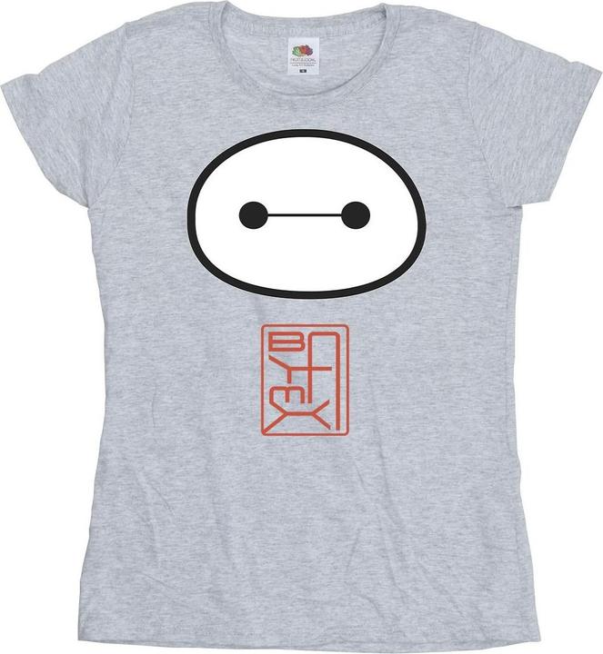 Actual product image Disney Womens/Ladies Big Hero 6 Baymax Icon Cotton T-Shirt (M)