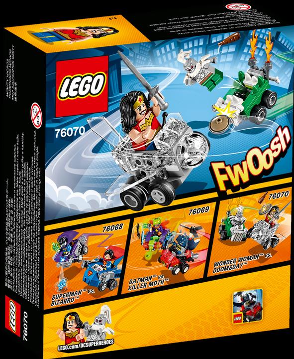 LEGO DC Comics Super Heroes Mighty Micros: Wonder Woman vs. Doomsday (76070, LEGO DC)