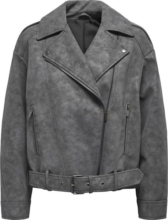 Only Onlava Faux Leather Ovz. Biker Cs Otw