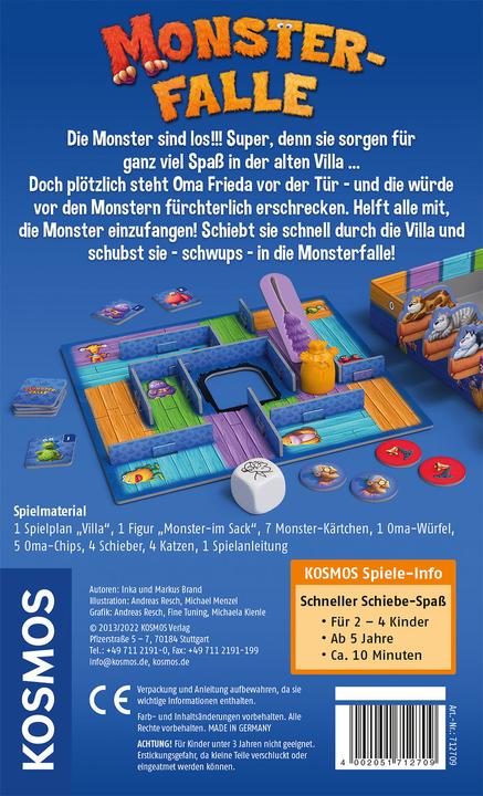 Image du produit Kosmos Piège à monstres (Allemand)