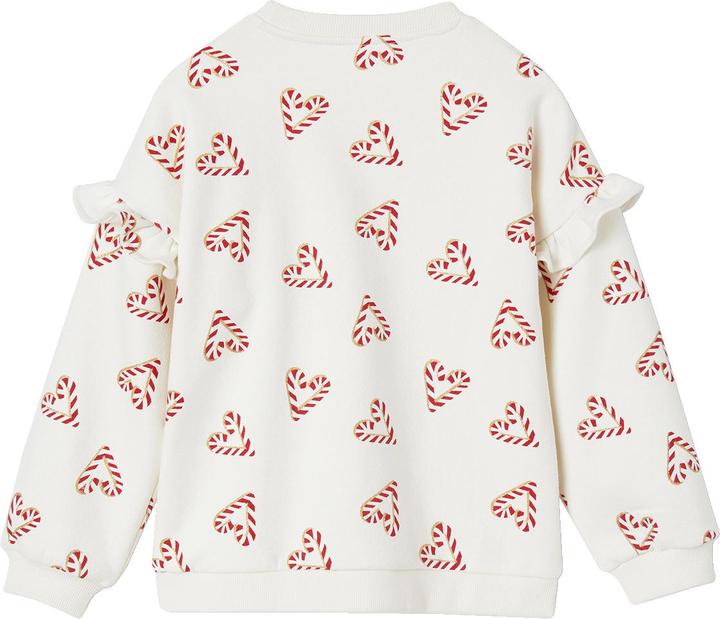 Produktbild Vertbaudet Mädchen Weihnachts-Sweatshirt mit Volantärmeln (128)