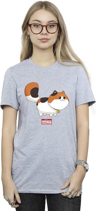 Immagine prodotto Disney Big Hero 6 Baymax Kitten Pose Maglietta Ampia Donna (S)