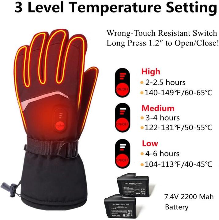 Produktbild Barchi Heat Beheizte Winterhandschuhe (XL)