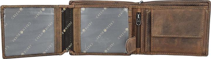 Image du produit Greenburry Portefeuille Vintage Skull à chaîne en cuir 12,5 cm