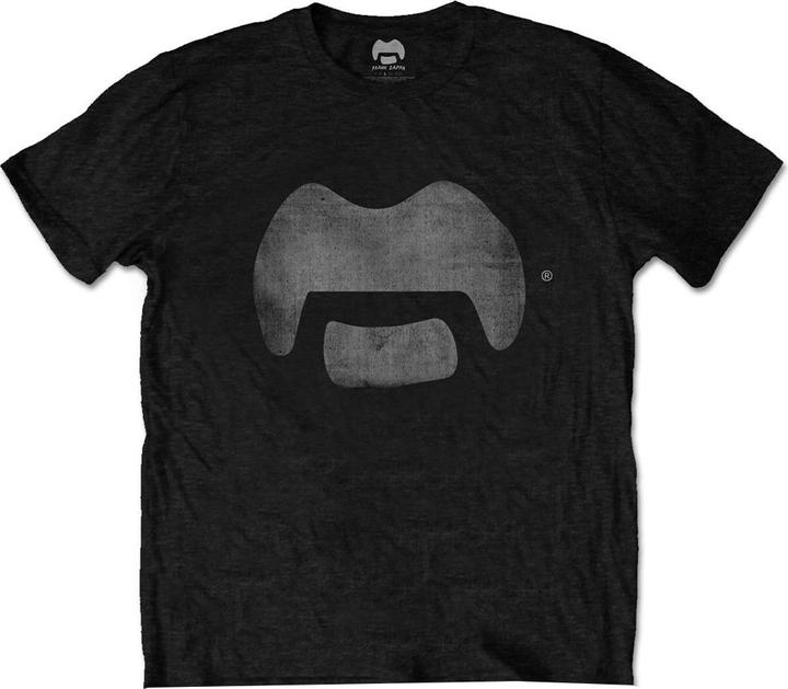 Actual product image Frank Zappa Unisex Adult Tache Cotton T-Shirt (M)