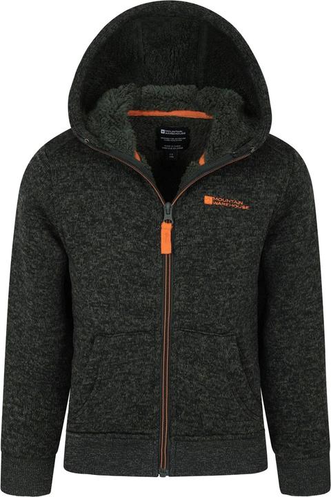 Immagine prodotto Mountain Warehouse Felpa con cappuccio Nevis foderata in pelliccia sintetica per bambini/ragazzi (104)