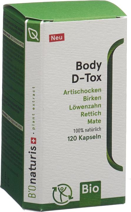 Actual product image B'Onaturis Body D-Tox Bio Caps (120 Piece, Capsules, 80 g)