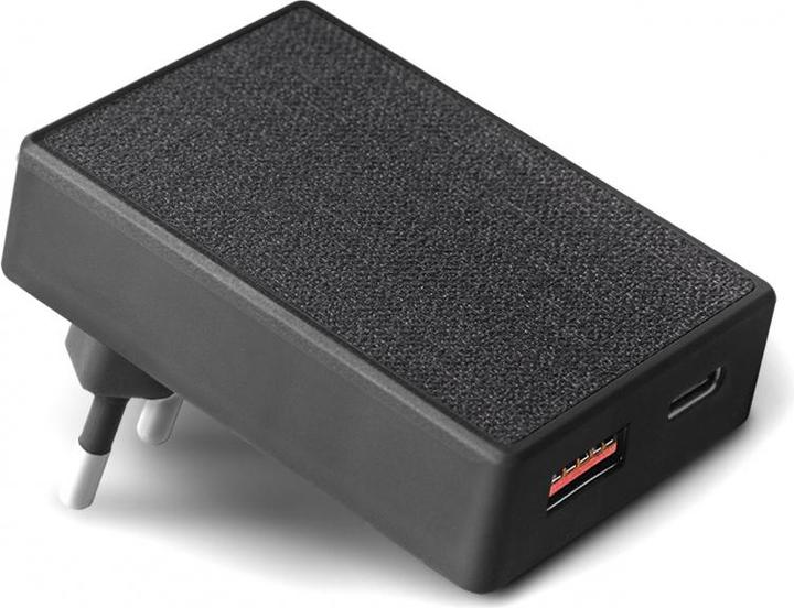 Immagine prodotto Uniq Caricabatterie Votre Slim Duo 1x USB-A 1x USB-C 3A (UNIQ359BLK) (20 W)