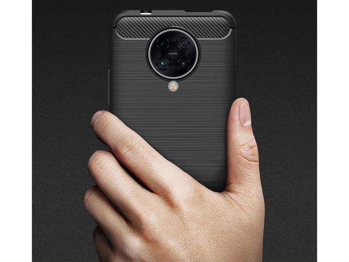 Actual product image Screenguard Xiaomi Poco F2 Pro Cover Carbon Brushed Soft TPU (Xiaomi Poco F2 Pro)