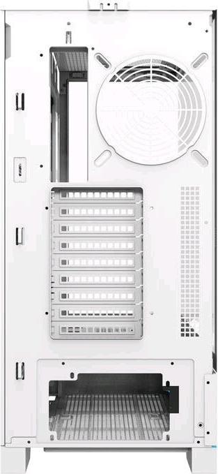 Actual product image Darkflash Tech Darkflash DY451L computer case without fans (white) (mATX, ITX, ATX)