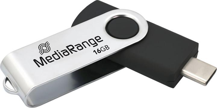 Produktbild MediaRange Swivel Stick (16 GB, USB 3.2)