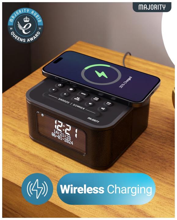 Immagine prodotto Majority Knapton DAB+ Radio mit Qi Ladefunktion (VHF, DAB, Bluetooth)