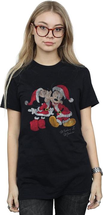 Produktbild Disney Mickey And Minnie Christmas Kiss TShirt (M)