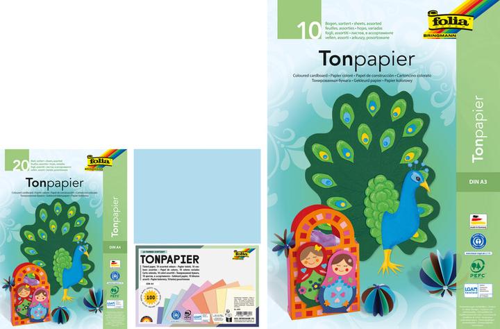 Image du produit Folia Papier d'argile (130 g/m², 10 x)