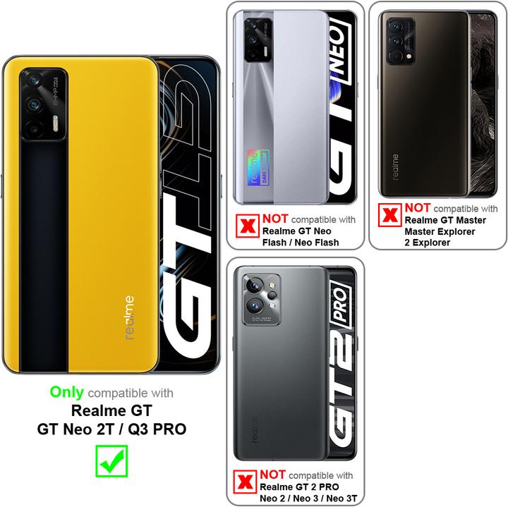 Image du produit Cadorabo Housse TPU Candy pour Realme GT / GT Neo 2T / Q3 PRO (Realme GT Neo 2T, Realme Q3 Pro 5G)