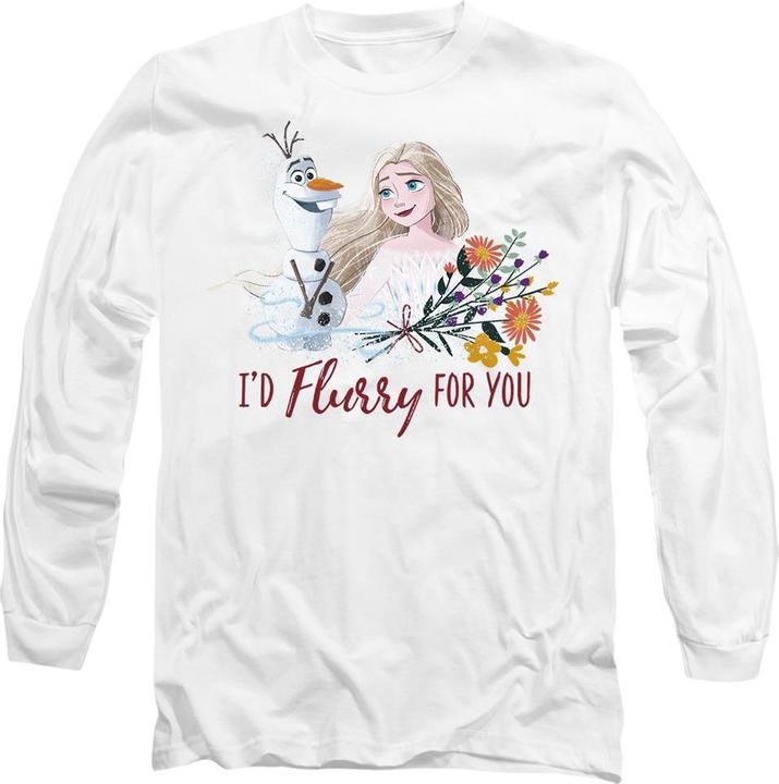 Produktbild Disney Frozen I'd Flurry For You TShirt Valentinstag (XXL)