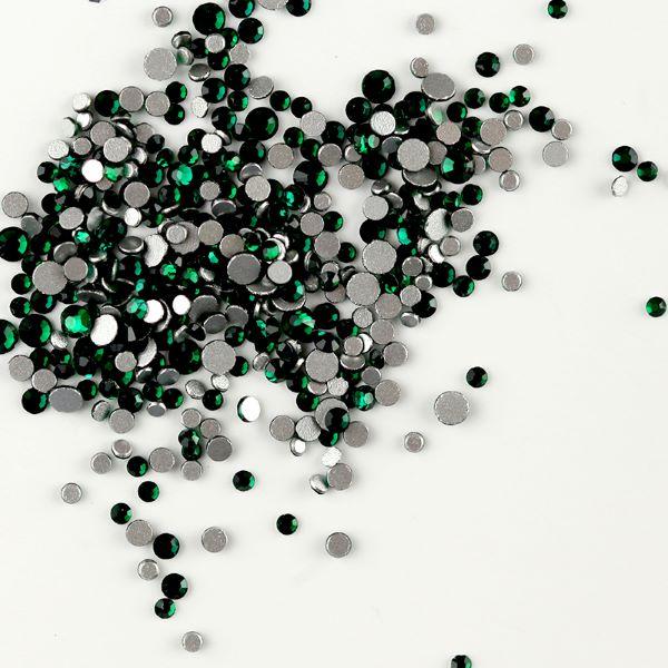 Image du produit BrillBird Pierres strass SS3 Emerald green 100pcs (Emerald Green)