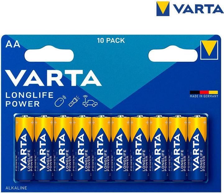 Actual product image Varta long-life power (10 pcs., AA, 2970 mAh)