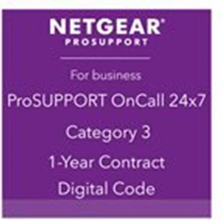 Netgear NG ProSupport Contract OnCall 24x7 Cat.3 (1 Geräte, 12 Monate)