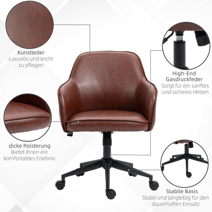 Actual product image Vinsetto Office chair with castors