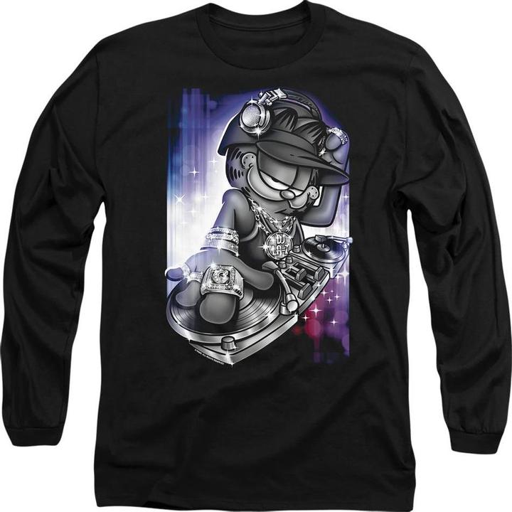 Immagine prodotto Garfield DJ Lazy Maglietta Adulto Unisex (XL)
