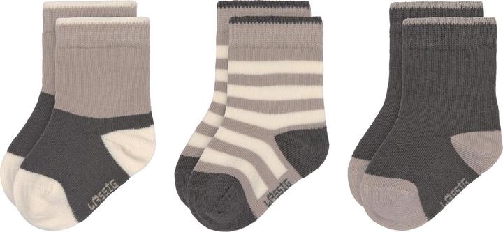 Image du produit Lässig Lot de 3 chaussettes Anthracite Taupe T. 19 - 22 (Lot de 3, 19 - 22)