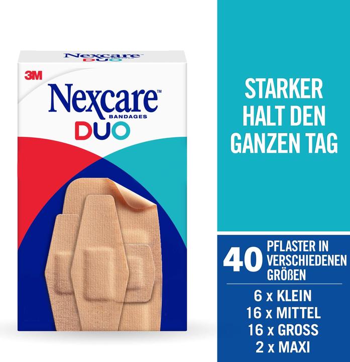 Produktbild Nexcare DUO Pflaster (40 x)