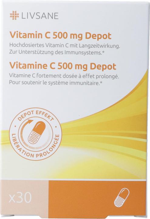 Livsane Vitamin C Depot CH Version Caps (30 Piece, Capsules, 38 g)