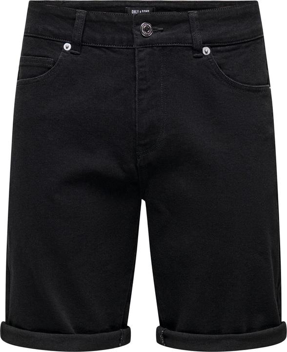 Only & Sons ONSPLY Mid Rise Normal geschnitten Shorts Jeans-Shorts