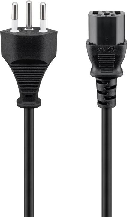 Actual product image Goobay Kaltgerätekabel Schweiz (1.80 m, C13)