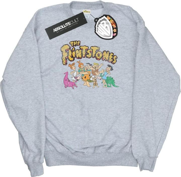 The Flintstones Group Distressed Sweatshirt