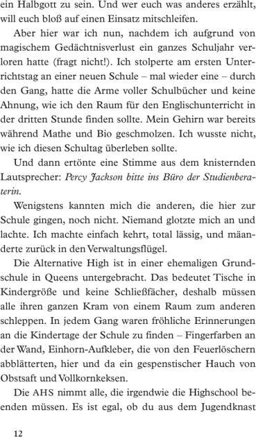 Actual product image Percy Jackson 6: The Cup of the Gods (Rick Riordan., German)