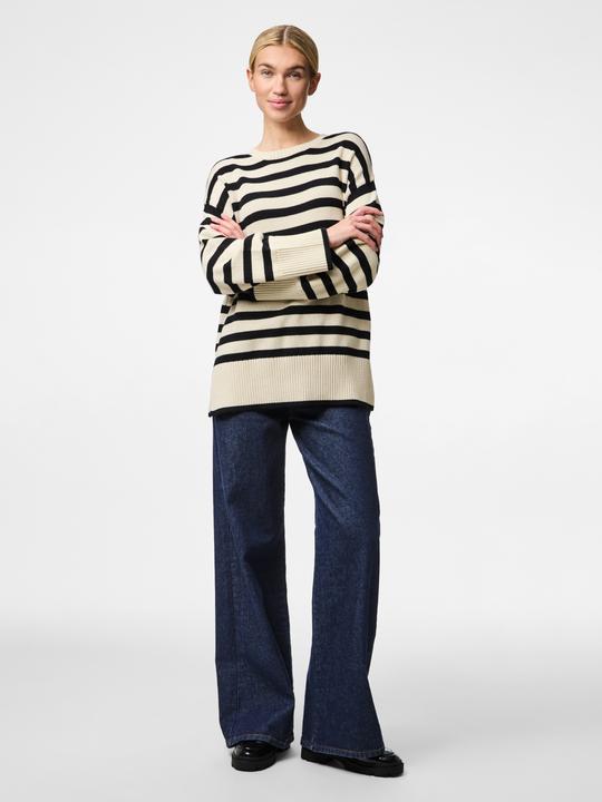 Produktbild Pieces Pcava Ls O-Neck Slit Knit Noos (XXL)