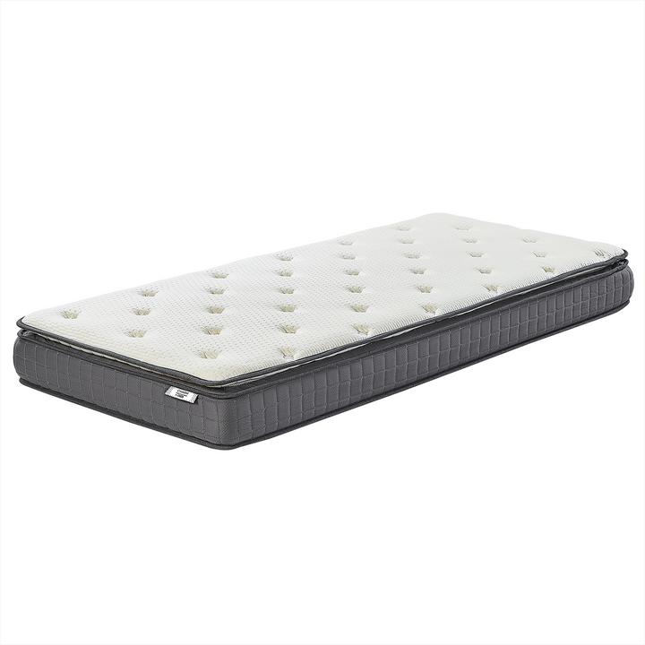 Beliani Matelas mousse à mémoire de forme moyen 90 x 200 cm CHARM (90 x 200 cm, Noyau de mousse)