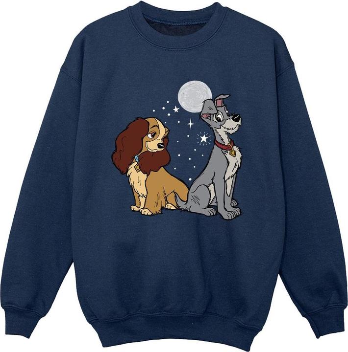 Disney Lady And The Tramp Moon Sweatshirt Jungen