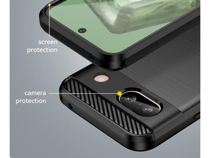 Produktbild Screenguard Carbon Brushed Soft TPU (Google Pixel 8a)