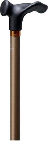 Gastrock Gehstock Comfort mit Softgriff anatomisch rechts bronze