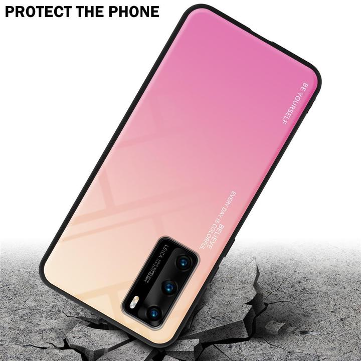 Productafbeelding Cadorabo TPU 2 kleuren glasdekking (Huawei P40)