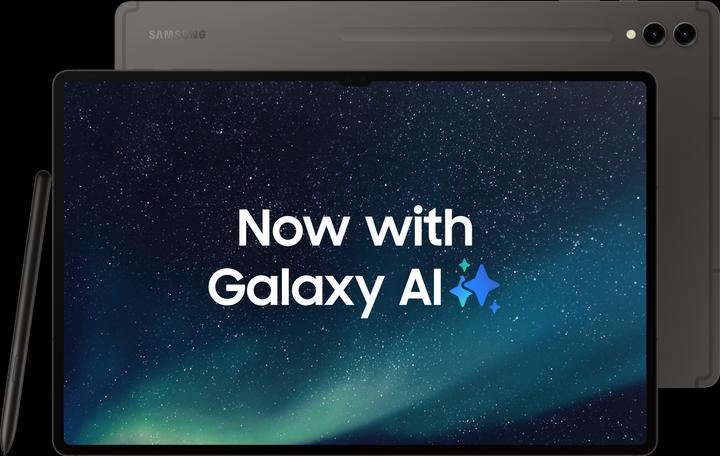Actual product image Samsung Galaxy Tab S9 Ultra (5G, 14.60", 1000 GB, Graphite grey)