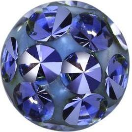 Image du produit Bijouteria Embout de piercing (Cristallin, Acier inoxydable, Résine époxy)