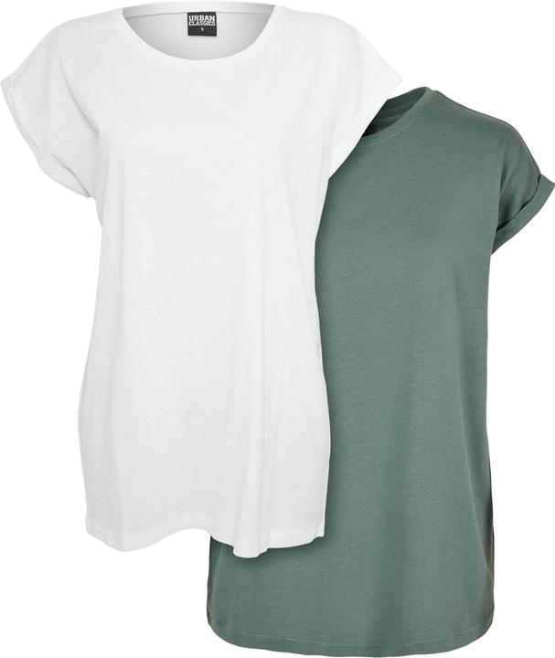 Immagine prodotto Urban Classics Ladies Extended Shoulder Tee 2-Pack (M)
