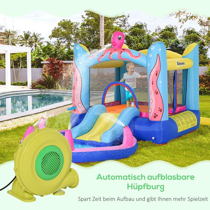 Actual product image Outsunny Gebläsepumpe ABS Gelb+Grün