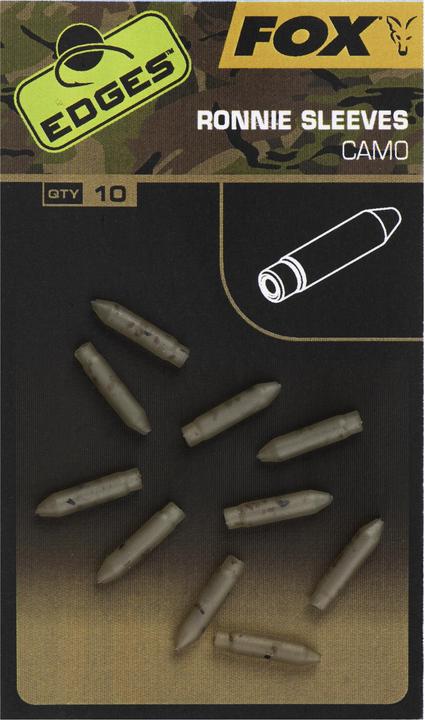 Produktbild Fox Rage drehwirbel edges camo ronnie sleeves (x10)