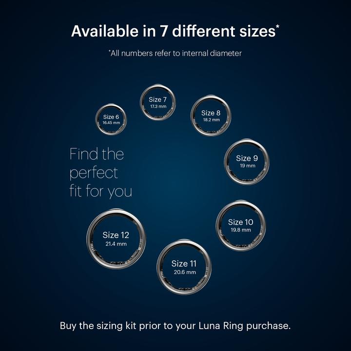 Immagine prodotto Luna Ring Smart Ring (13, Oro illuminato dal sole)