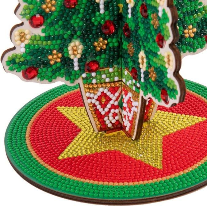 Produktbild Craft Buddy Crystal Art 3D-Weihnachtsbaum – Kreativset für festliche Szenen